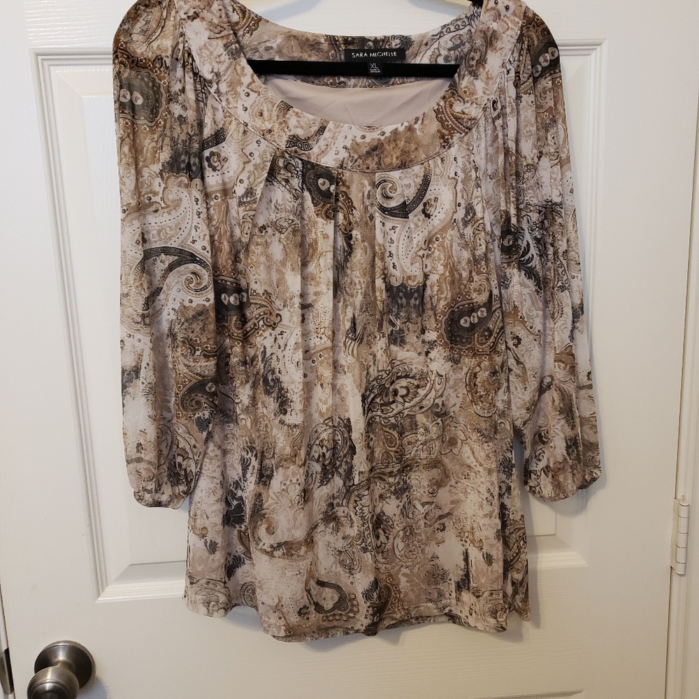 Sara Michelle Blouse EUC